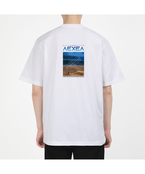 AEXEA（アクシー）の「フィールドブルー 半袖Tシャツ E04BRD_ABX10222（Tシャツ/カットソー・メンズ・グレー系その他/ブルー/ホワイト/ブラック・S/XL/L/M）」の2枚目の写真