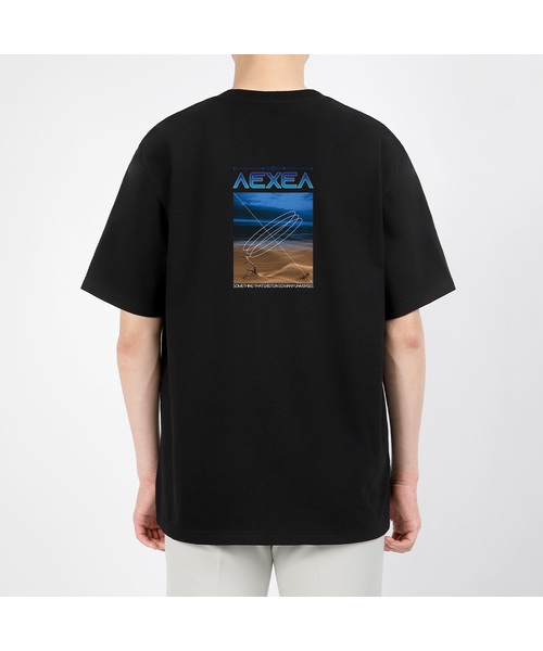 AEXEA（アクシー）の「フィールドブルー 半袖Tシャツ E04BRD_ABX10222（Tシャツ/カットソー・メンズ・グレー系その他/ブルー/ホワイト/ブラック・S/XL/L/M）」の3枚目の写真