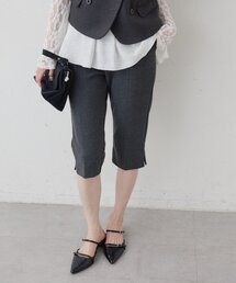 起毛サブリナパンツ