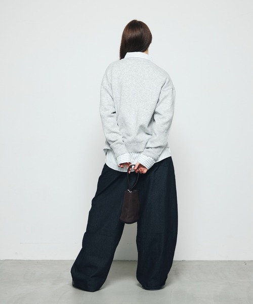 DAZE(デイズ)の「クルーネック ニットカーディガン(ニット/セーター・メンズ・ブラック系/グレー・MEDIUM/LARGE)」の17枚目の写真