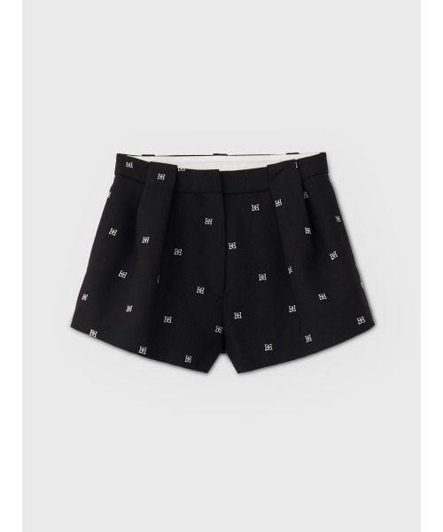 EIMY ISTOIRE(エイミーイストワール)の「COMPACT SHORT PANTS(その他パンツ・レディース・マルチ/チャコールグレー/オフホワイト/ブラック・38/36/34)」の13枚目の写真