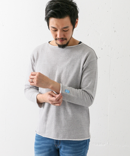 URBAN RESEARCH DOORS MENS（アーバンリサーチ ドアーズ メンズ）の「FORK＆SPOON ドロップショルダー（Tシャツ/カットソー・メンズ・ネイビー/グレー/アイボリー・5/4）」の2枚目の写真