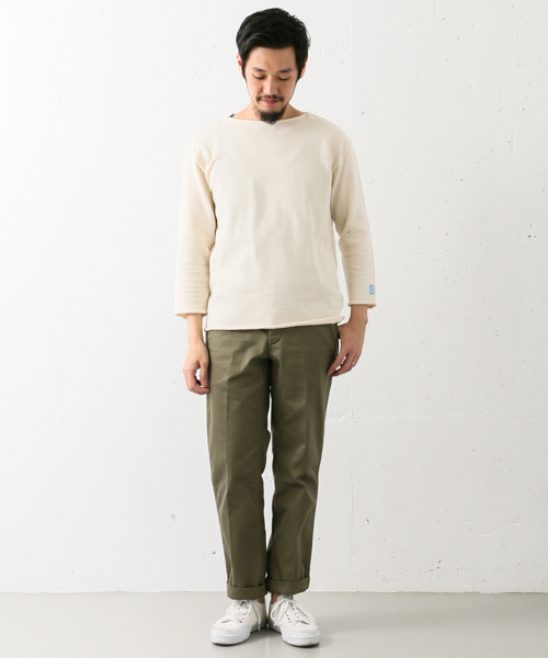 URBAN RESEARCH DOORS MENS（アーバンリサーチ ドアーズ メンズ）の「FORK＆SPOON ドロップショルダー（Tシャツ/カットソー・メンズ・ネイビー/グレー/アイボリー・5/4）」の5枚目の写真