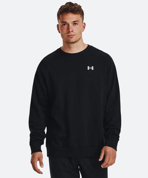 UNDER ARMOUR(アンダーアーマー)の「UAライバルフリース クルー(ライフスタイル/メンズ)(スウェット・メンズ・ブラック・M)」の1枚目の写真