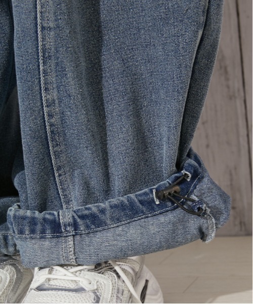 GORGE(ゴージ)の「デニム バレルカーゴワイドパンツ|全3色(その他パンツ・レディース・ブルー/ブルー系/ブラック・F)」の15枚目の写真