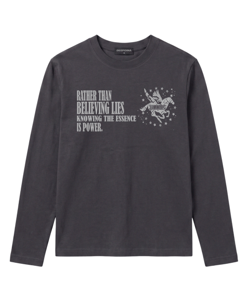 VANNWORKS(バンワークス)の「DARK HORSE クロップ長袖Tシャツ (VLS0229) チャコール(Tシャツ/カットソー・レディース・その他・SMALL/MEDIUM/LARGE/X-LARGE)」の1枚目の写真