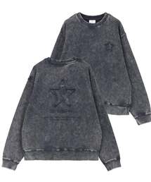 STAR★ PATCH LETTERING SWEAT