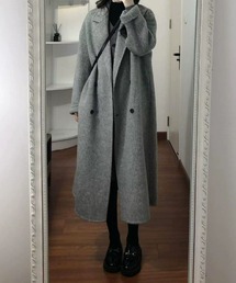 ウールタッチロングチェスターコート