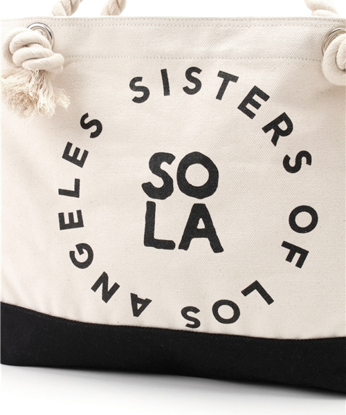 SoLA(Sister Of Los Angels)(ソラ(シスターオブロサンゼルス))の「SoLA LOGO TOTE/ロゴトートバッグ(トートバッグ・レディース・レッド/ブラック/ネイビー・FREE)」の8枚目の写真