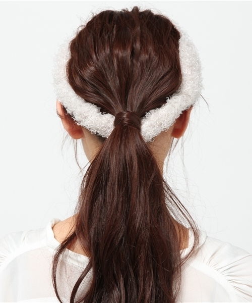 DING（ディング）の「DING/フワフワヘアバンド（ヘアバンド・メンズ・ブルー/オフホワイト/ピンク/ブラック・FREE）」の6枚目の写真
