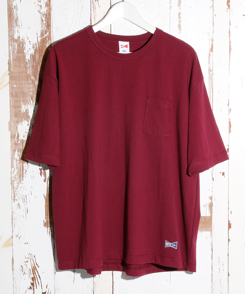 VOTE MAKE NEW CLOTHES（ボートメイクニュークローズ）の「VOTE MAKE NEW CLOTHES STANDARD PKT TEE（Tシャツ/カットソー・メンズ・ホワイト/ブラウン/ブラック/マルーン・SMALL/LARGE/MEDIUM）」の1枚目の写真