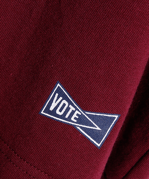 VOTE MAKE NEW CLOTHES（ボートメイクニュークローズ）の「VOTE MAKE NEW CLOTHES STANDARD PKT TEE（Tシャツ/カットソー・メンズ・ホワイト/ブラウン/ブラック/マルーン・SMALL/LARGE/MEDIUM）」の9枚目の写真