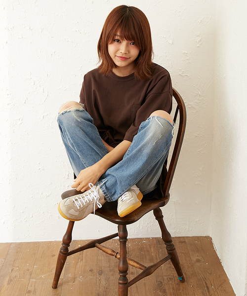 VOTE MAKE NEW CLOTHES（ボートメイクニュークローズ）の「VOTE MAKE NEW CLOTHES STANDARD PKT TEE（Tシャツ/カットソー・メンズ・ホワイト/ブラウン/ブラック/マルーン・SMALL/LARGE/MEDIUM）」の20枚目の写真