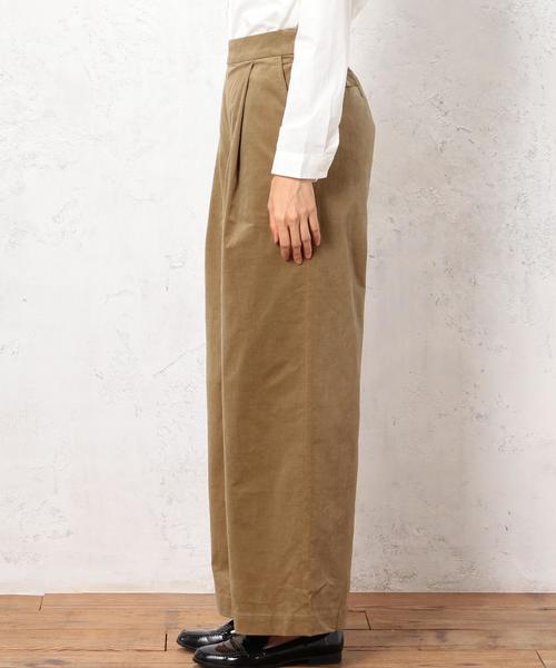 green label relaxing(グリーンレーベルリラクシング)の「CF コーデュロイ WIDE パンツ◆(その他パンツ・レディース・ブラック/ライトグレー/ベージュ・38/36)」の17枚目の写真