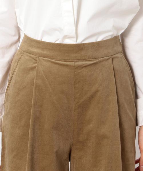 green label relaxing(グリーンレーベルリラクシング)の「CF コーデュロイ WIDE パンツ◆(その他パンツ・レディース・ブラック/ライトグレー/ベージュ・38/36)」の19枚目の写真