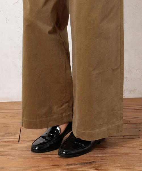 green label relaxing(グリーンレーベルリラクシング)の「CF コーデュロイ WIDE パンツ◆(その他パンツ・レディース・ブラック/ライトグレー/ベージュ・38/36)」の11枚目の写真