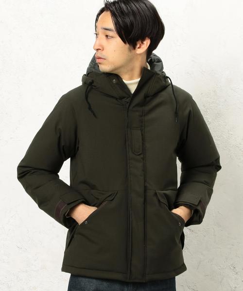 green label relaxing（グリーンレーベルリラクシング）の「SC WO/RIP-STOP ダウンブルゾン◆（ダウンジャケット/コート・メンズ・ブラック/オリーブ・MEDIUM/LARGE/SMALL/X-LARGE）」の4枚目の写真