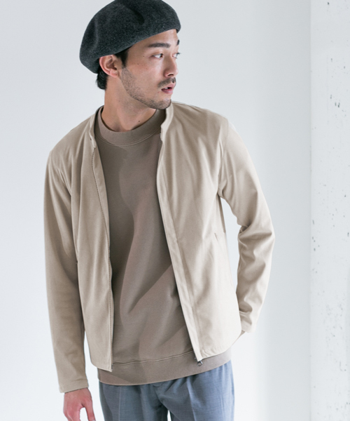 URBAN RESEARCH DOORS MENS（アーバンリサーチ ドアーズ メンズ）の「DOORS Faked Suede Riders JACKET（ライダースジャケット・メンズ・ベージュ/ブラウン/カーキ・40/38）」の2枚目の写真
