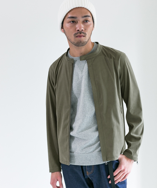 URBAN RESEARCH DOORS MENS（アーバンリサーチ ドアーズ メンズ）の「DOORS Faked Suede Riders JACKET（ライダースジャケット・メンズ・ベージュ/ブラウン/カーキ・40/38）」の3枚目の写真