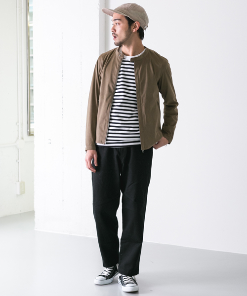 URBAN RESEARCH DOORS MENS（アーバンリサーチ ドアーズ メンズ）の「DOORS Faked Suede Riders JACKET（ライダースジャケット・メンズ・ベージュ/ブラウン/カーキ・40/38）」の4枚目の写真