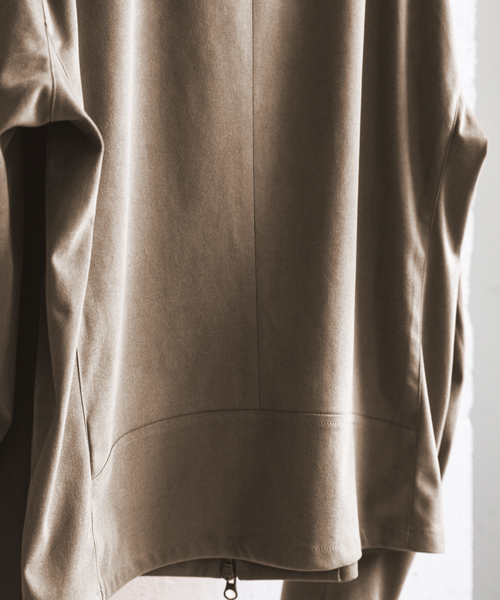 URBAN RESEARCH DOORS MENS（アーバンリサーチ ドアーズ メンズ）の「DOORS Faked Suede Riders JACKET（ライダースジャケット・メンズ・ベージュ/ブラウン/カーキ・40/38）」の14枚目の写真