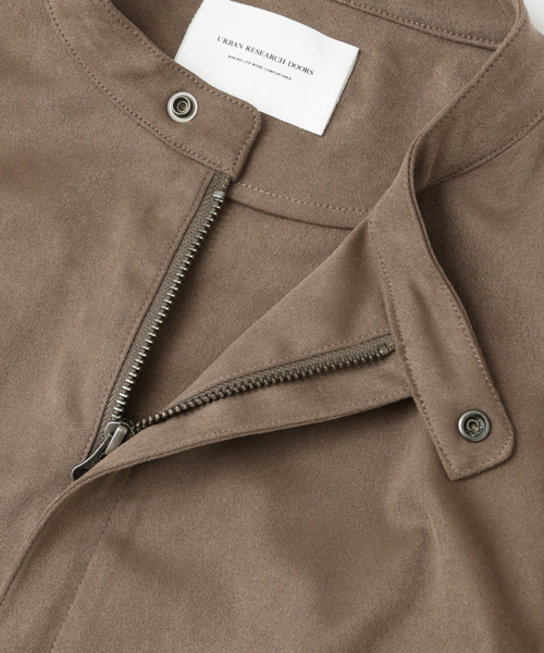URBAN RESEARCH DOORS MENS（アーバンリサーチ ドアーズ メンズ）の「DOORS Faked Suede Riders JACKET（ライダースジャケット・メンズ・ベージュ/ブラウン/カーキ・40/38）」の18枚目の写真