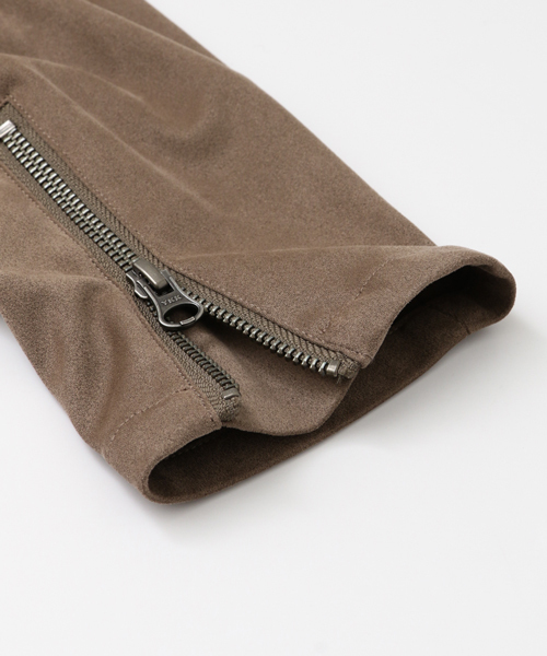 URBAN RESEARCH DOORS MENS（アーバンリサーチ ドアーズ メンズ）の「DOORS Faked Suede Riders JACKET（ライダースジャケット・メンズ・ベージュ/ブラウン/カーキ・40/38）」の20枚目の写真