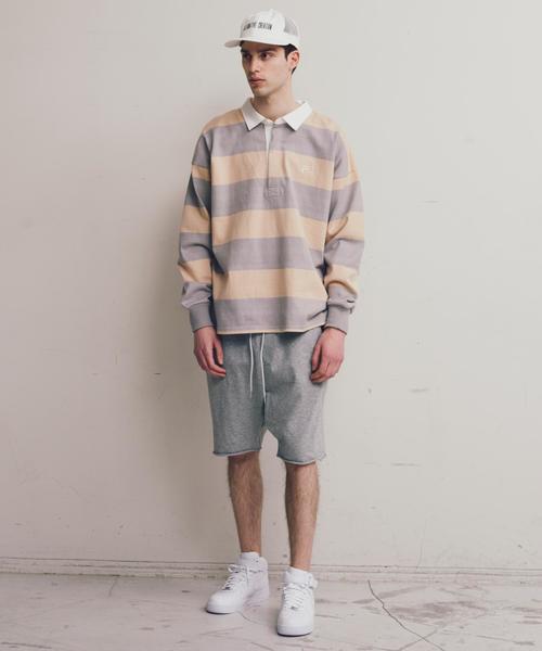 MONKEY TIME(モンキータイム)の「<monkey time> SWEAT DROP SHORTS/ショーツ ◆(その他パンツ・メンズ・ブラック/グレー・MEDIUM/LARGE/SMALL)」の5枚目の写真