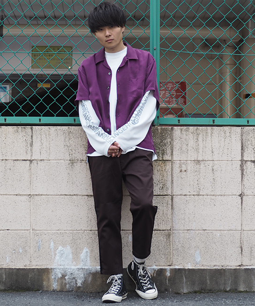 DISCOVERED(ディスカバード)の「【DISCOVERED×Dickies】STUDIOUS別注 サイドラインクロップドチノパンツ(チノパンツ・メンズ・グレー/ネイビー/ブラック/ブラウン・1/3/2)」の15枚目の写真