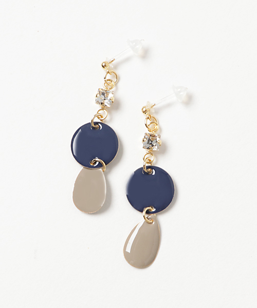 lily of the valley（リリーオブザバレイ）の「エポキシ×CZダイヤ樹脂ピアス/樹脂ノンホールピアス（イヤリング・レディース・A/B/C/D・FREE）」の7枚目の写真