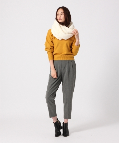 GLOBAL WORK（グローバルワーク）の「TRテーパードパンツ2/773053（その他パンツ・レディース・ホワイト/ブラック/ベージュ/グレー/ネイビー・SMALL/MEDIUM/LARGE）」の11枚目の写真