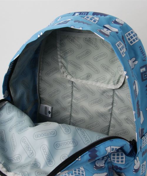 OUTDOOR PRODUCTS（アウトドアプロダクツ）の「ミッフィーコラボデイパックM（バックパック/リュック・レディース・サックスブルー・FREE）」の4枚目の写真
