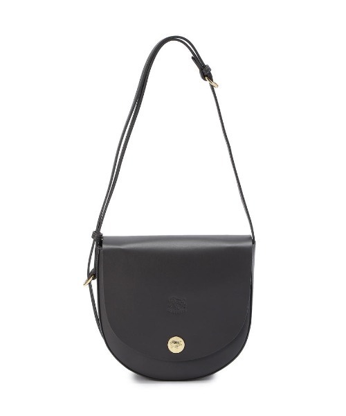 IL BISONTE（イルビゾンテ）の「IL BISONTE / VACCHETTA SMOOTH LEATHER / SHOULDER BAG（ショルダーバッグ・レディース・チャコールグレー/ブラック/ブラウン系その他/ブラウン・FREE）」の2枚目の写真