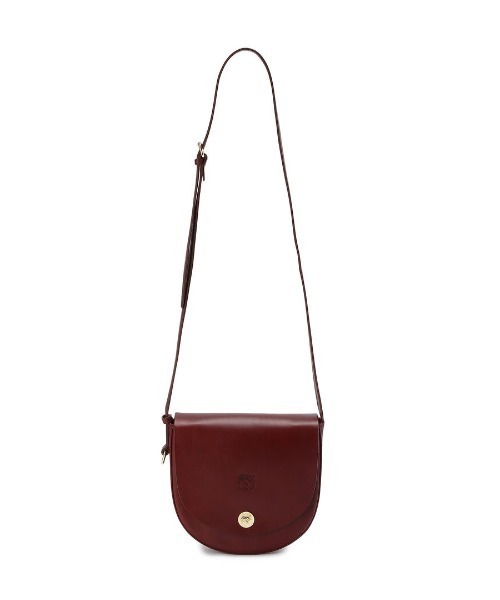 IL BISONTE（イルビゾンテ）の「IL BISONTE / VACCHETTA SMOOTH LEATHER / SHOULDER BAG（ショルダーバッグ・レディース・チャコールグレー/ブラック/ブラウン系その他/ブラウン・FREE）」の8枚目の写真