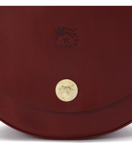 IL BISONTE（イルビゾンテ）の「IL BISONTE / VACCHETTA SMOOTH LEATHER / SHOULDER BAG（ショルダーバッグ・レディース・チャコールグレー/ブラック/ブラウン系その他/ブラウン・FREE）」の6枚目の写真