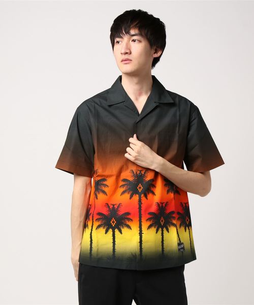 MARCELO BURLON（マルセロ・バーロン）の「MARCELO BURLON 『RED PALM』シャツ（シャツ/ブラウス・メンズ・オレンジ・MEDIUM）」の7枚目の写真