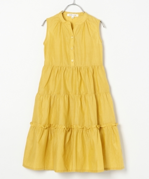 GLOBAL WORK(グローバルワーク)の「【キッズ】ティアードマキシノースリーブワンピース/787834(ワンピース・キッズ・ライトパープル/ブルー/イエロー・LARGE/SMALL/MEDIUM/X-LARGE/XX-LARGE)」の3枚目の写真