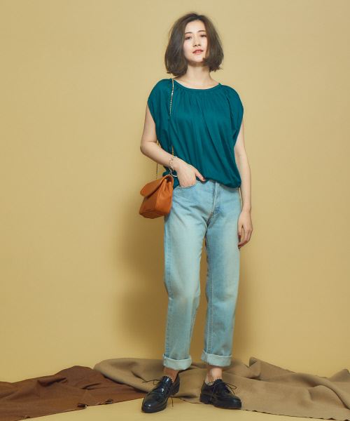 Abahouse Devinette（ドゥヴィネット）の「ソフトレザーチェーンショルダーバッグ（ショルダーバッグ・レディース・ベージュ/キャメル/ブラック・フリー）」の18枚目の写真