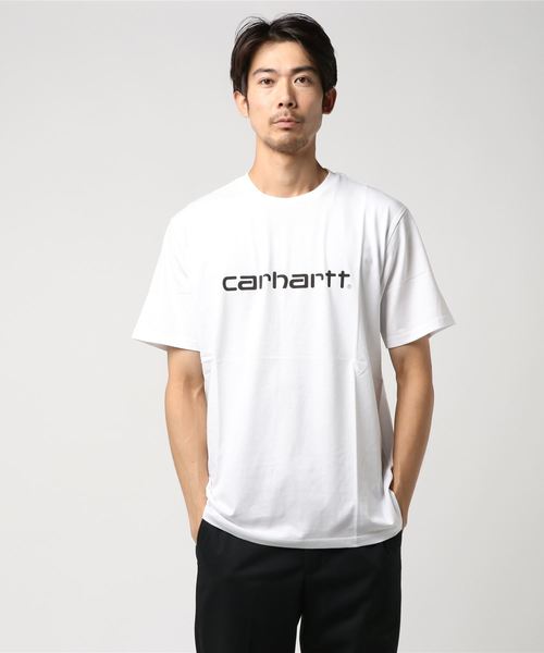 Carhartt WIP(カーハートダブリューアイピー)の「S/S SCRIPT T-SHIRT(Tシャツ/カットソー・メンズ・ホワイト/ブラック/ヘザーグレー/ブラウン・SMALL/MEDIUM/LARGE)」の2枚目の写真