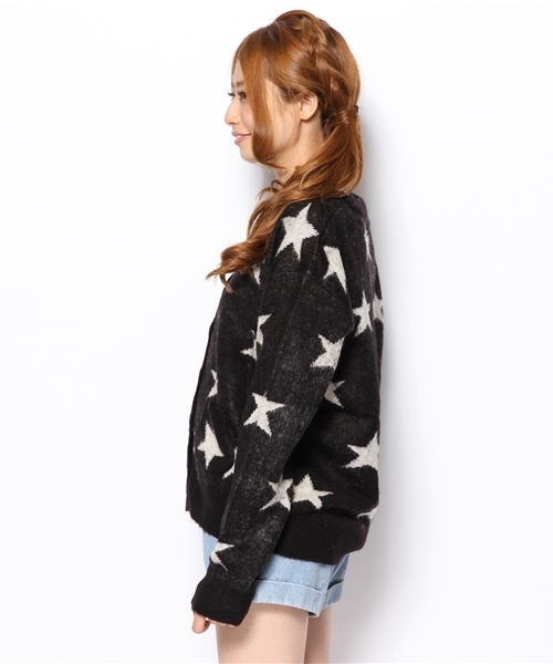 WEGO(ウィゴー)の「WEGO/モヘアBIGカーディガン(カーディガン/ボレロ・レディース・その他1/その他2・FREE)」の4枚目の写真