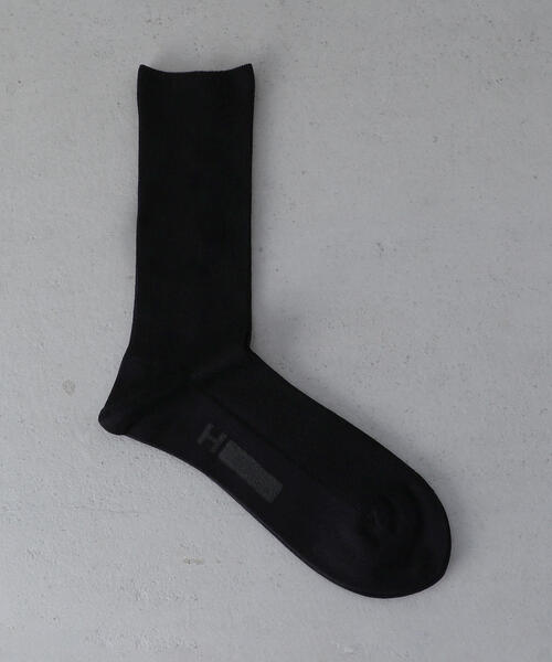 H BEAUTY&YOUTH UNITED ARROWS(エイチビューティーアンドユースユナイテッドアローズ)の「<H>RIB SOCKS/ソックス(ソックス/靴下・メンズ・ブラック/ホワイト・FREE)」の1枚目の写真
