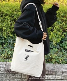 【KANGOL / カンゴール】 2WAYロゴプリントトートバッグ