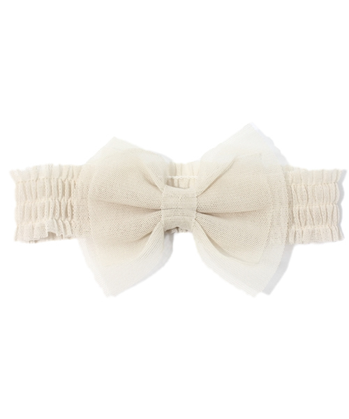 green label relaxing（グリーンレーベルリラクシング）の「EX PATACHOU チュールバンド（その他ベビー用品・キッズ・ナチュラル/ライトピンク/ライラック・フリー）」の2枚目の写真