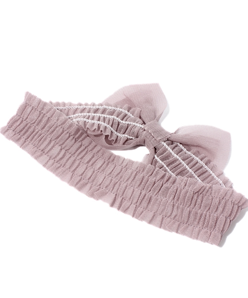 green label relaxing（グリーンレーベルリラクシング）の「EX PATACHOU チュールバンド（その他ベビー用品・キッズ・ナチュラル/ライトピンク/ライラック・フリー）」の4枚目の写真