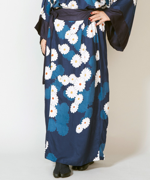 カヤ（カヤ）の「【カヤ】和モダンならいスカート（スカート・レディース・レッド/イエロー/ブルー/アーミー・FREE）」の3枚目の写真