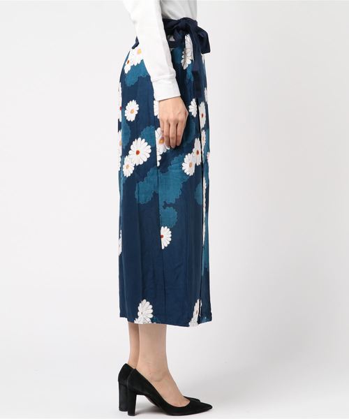 カヤ（カヤ）の「【カヤ】和モダンならいスカート（スカート・レディース・レッド/イエロー/ブルー/アーミー・FREE）」の6枚目の写真