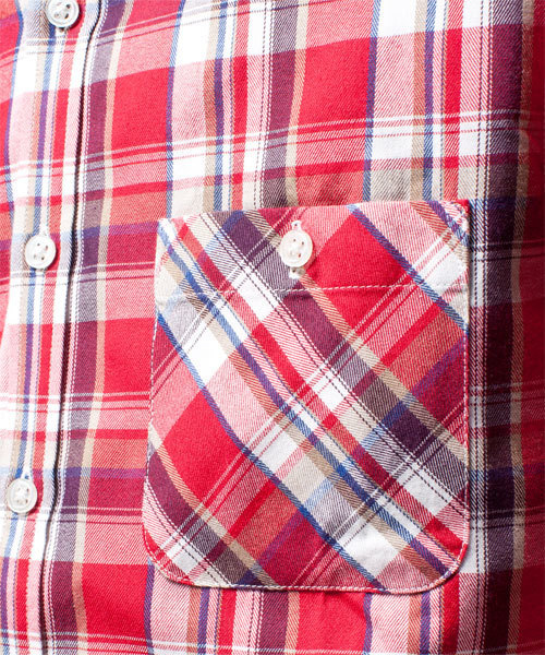 NANO universe(ナノユニバース)の「サーモライトネルシャツ L/S(シャツ/ブラウス・メンズ・ブルー/ネイビー/イエロー/レッド/グリーン・SMALL/MEDIUM/LARGE/X-LARGE)」の15枚目の写真