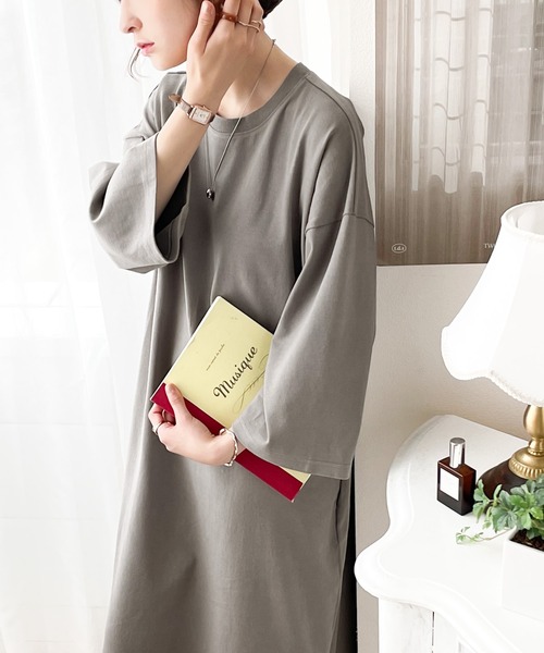 セール ポケット付きロング マキシ丈ゆったりコットン 空紡糸 ワンピース ワンピース Classicalelf クラシカルエルフ のファッション通販 Zozotown