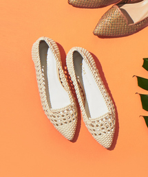 PICHE ABAHOUSE | チュールメッシュフラットパンプス(パンプス)