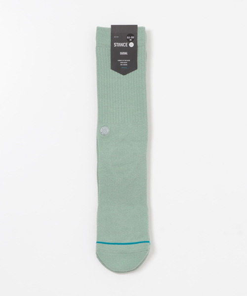 STANCE(スタンス)の「STANCE SOCKS ICON(ソックス/靴下・メンズ・ホワイト/ブラック/グレー/ミント/パープル/オレンジ/グリーン/レッド系その他/カーキ/グリーン系その他/ピンク系その他/オレンジ系その他/ボルドー/イエロー系その他/ブルー系その他・LARGE/SMALL)」の8枚目の写真